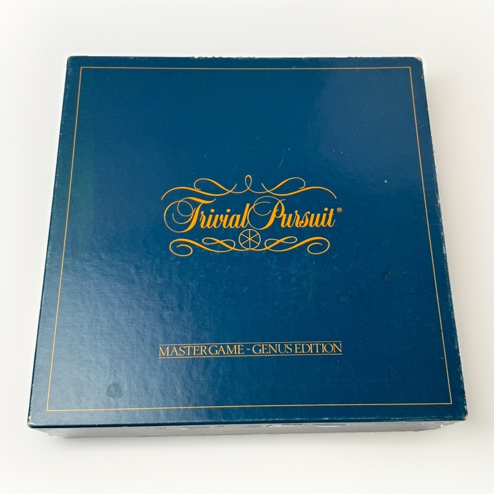 1981 Original Trivial Pursuit Master Game Genus Edition Used Complete Vintage